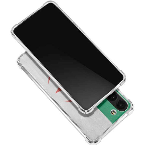 Algeria Flag Distressed Galaxy S24 FE Clear Case